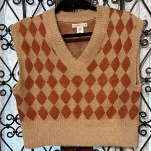 Sincerely Jules Cozy Knit Sweater in Cream and Brown